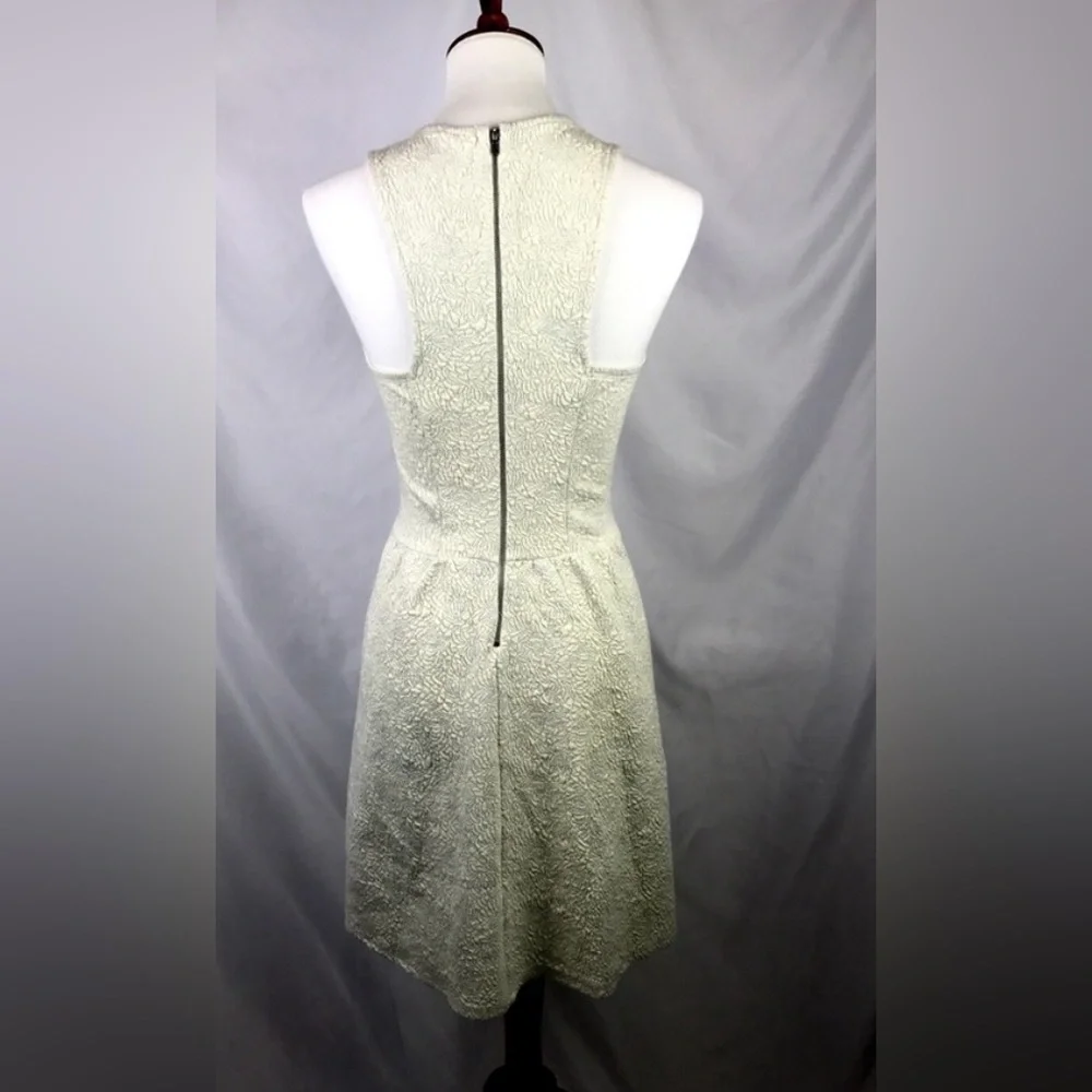 NWT Xhilaration Ivory Sleeveless Floral Embroidered Dress - Picture 2 of 11